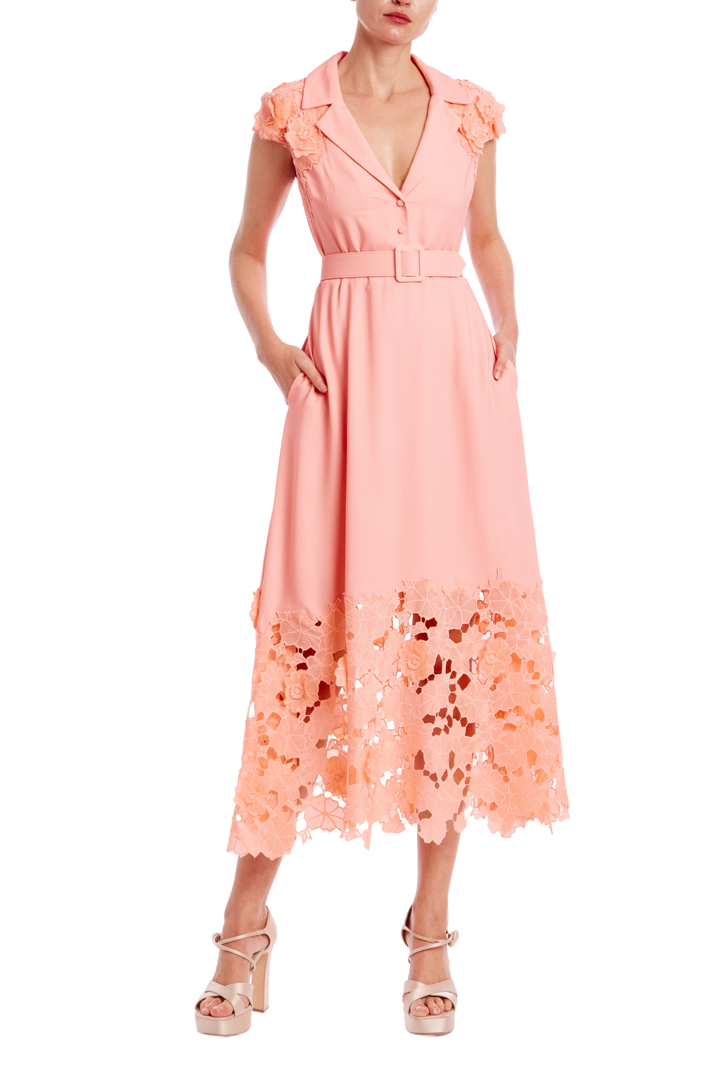 free people erin midi dress Sage Green Floral Satin Erin Midi Dress