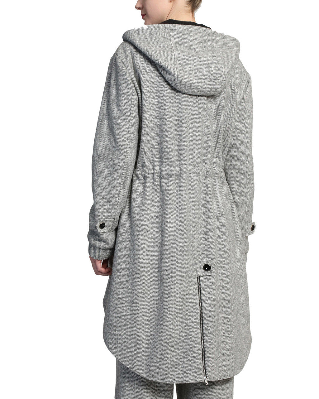 Grey Multi | Utilitarian Coat
