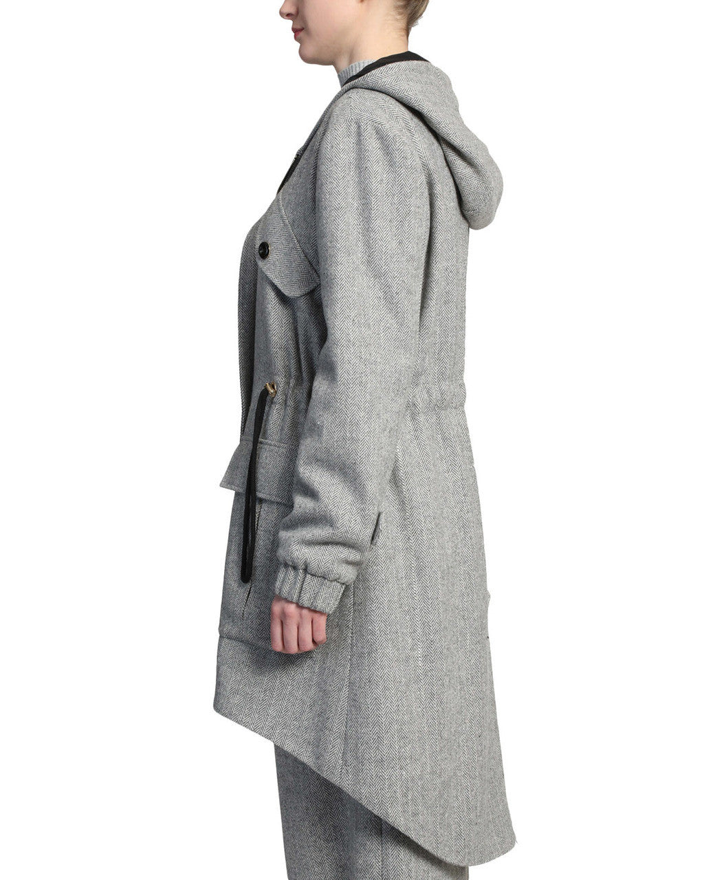Grey Multi | Utilitarian Coat