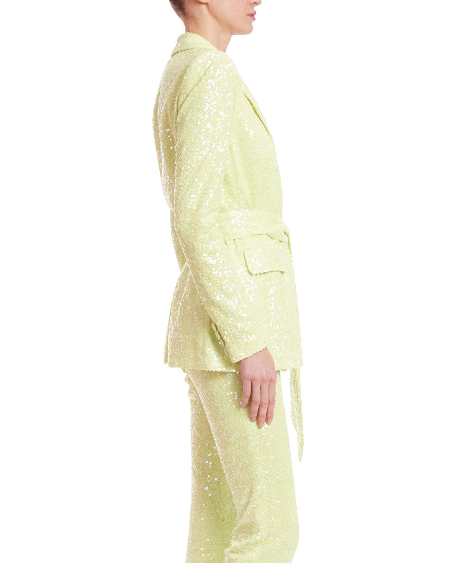 Lime | Wrap Sparkle Blazer