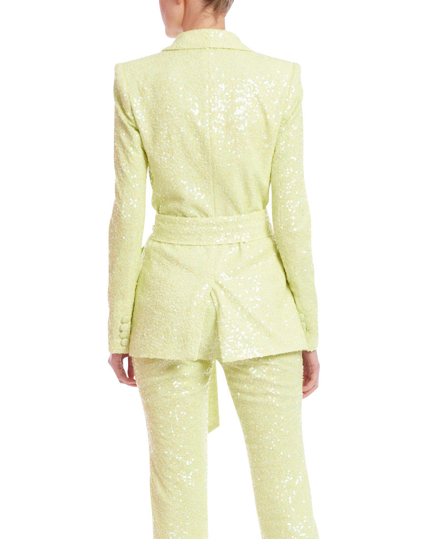 Lime | Wrap Sparkle Blazer