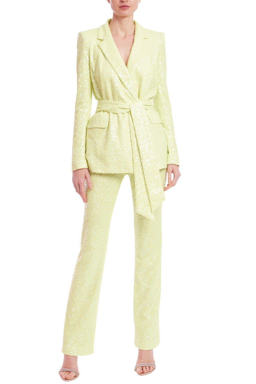 Lime | Wrap Sparkle Blazer
