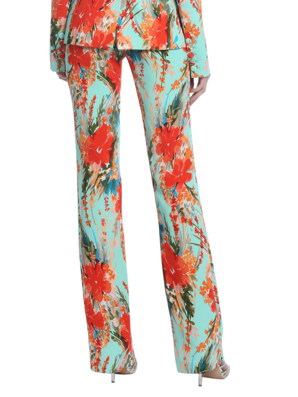 Aqua Multi | Orchid Floral Printed Pant