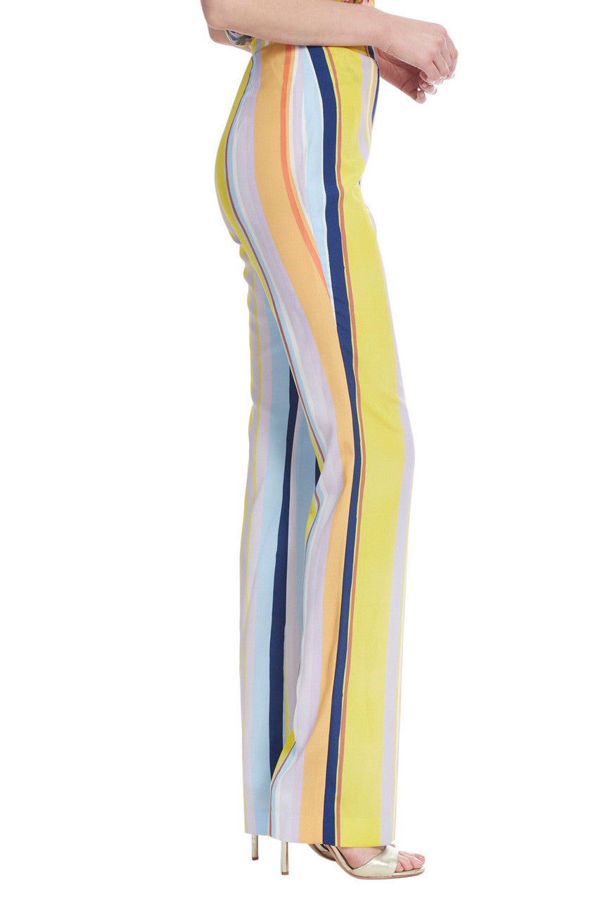 Yellow Multi | Stripe Pant