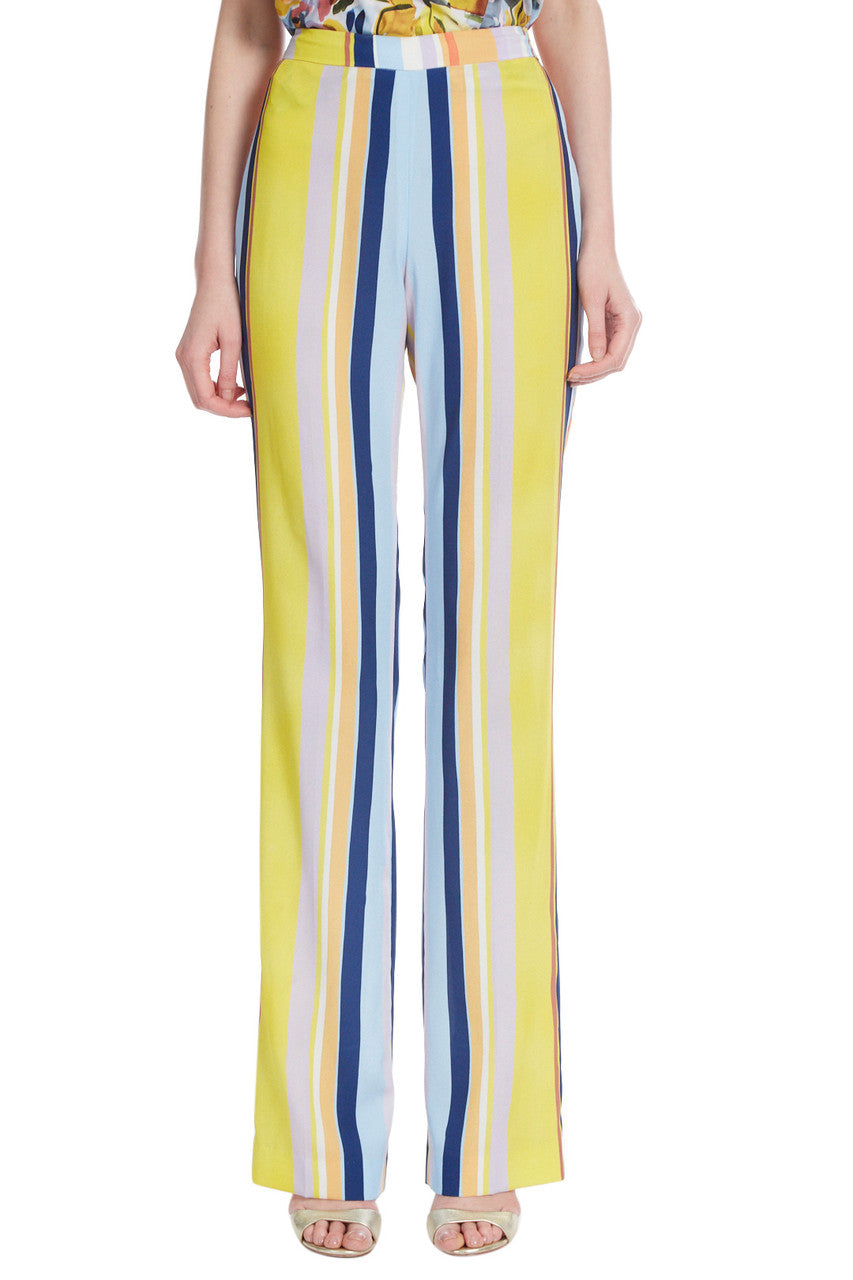Yellow Multi | Stripe Pant