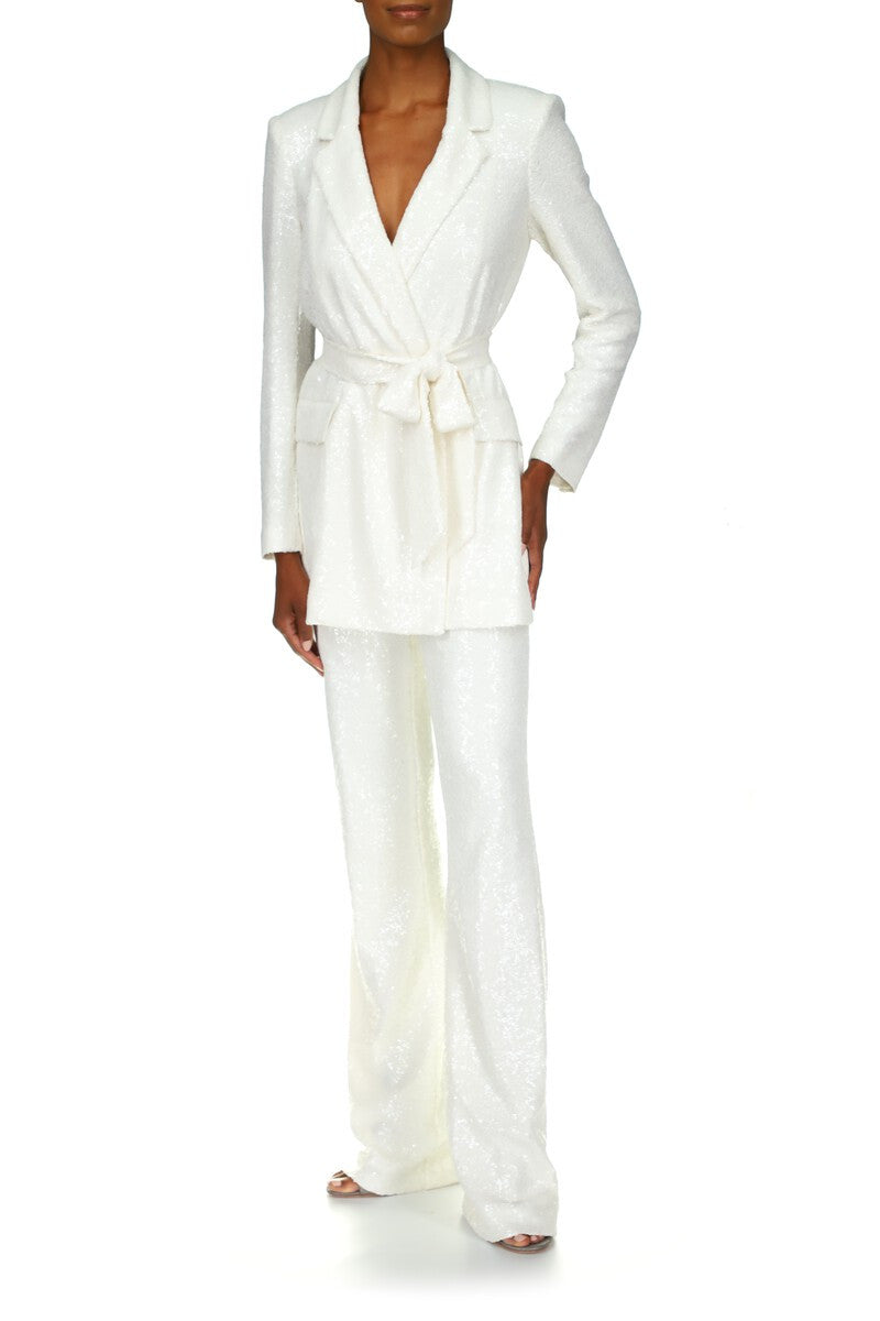 White | Sequin Pants