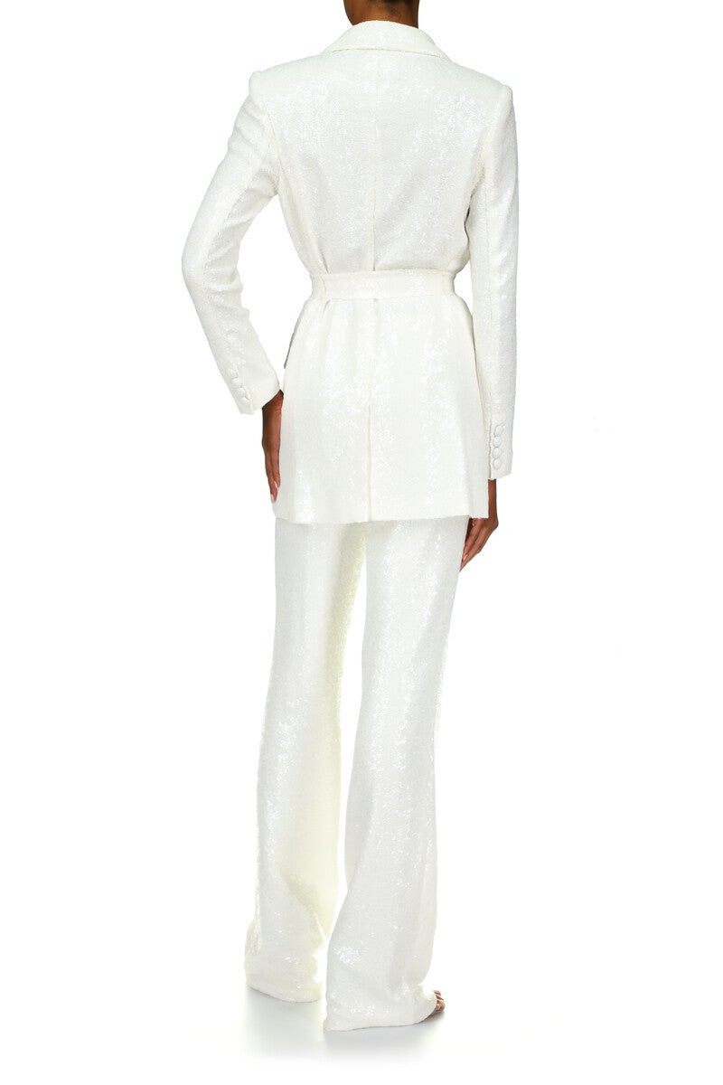 White | Sequin Pants