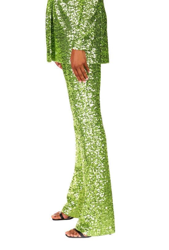 Lime | Sparkling Green Pants 