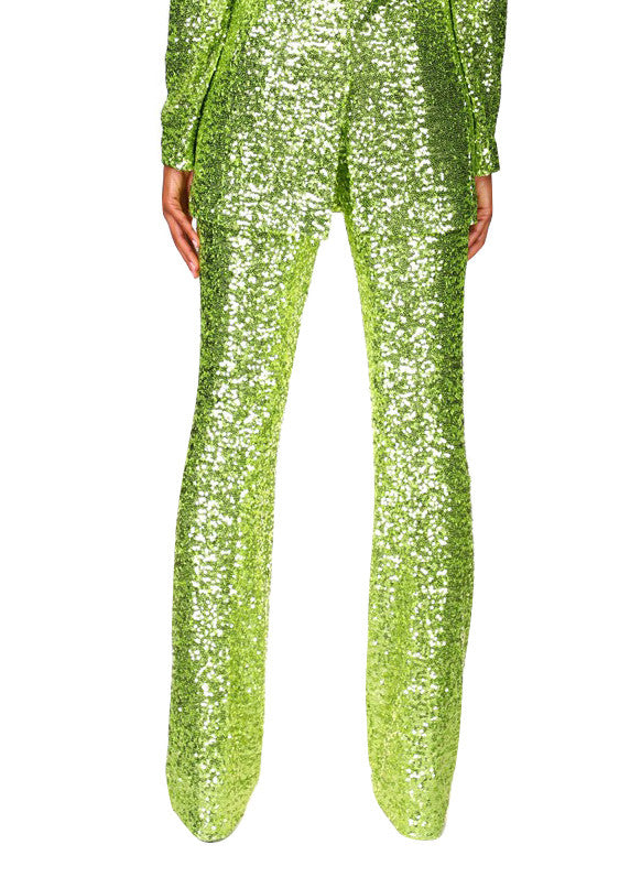 Lime | Sparkling Green Pants 