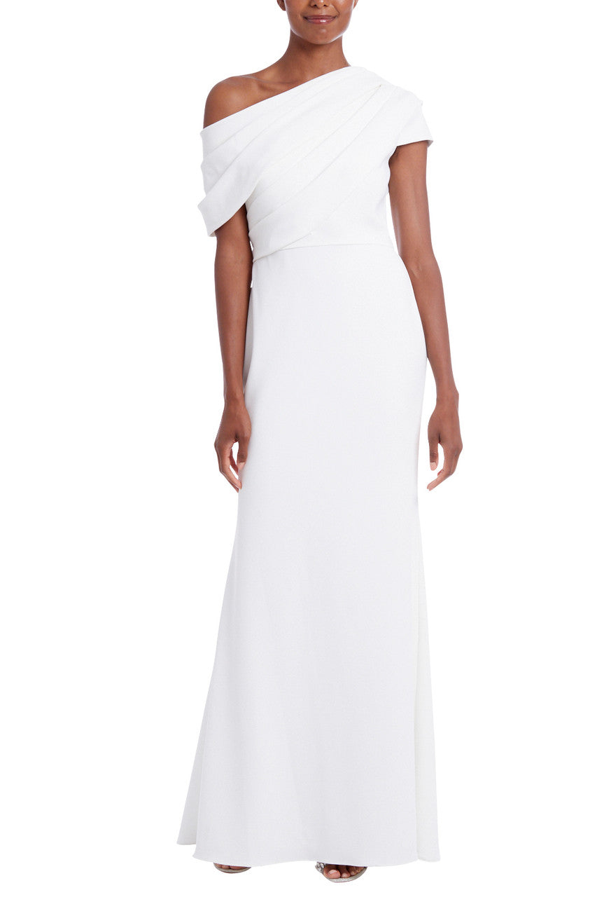 Light Ivory | Asymmetrical One-Shoulder Gown