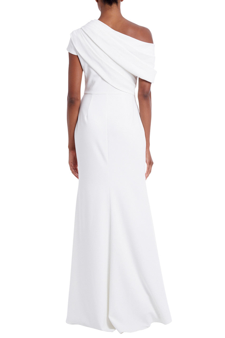 Light Ivory | Asymmetrical One-Shoulder Gown