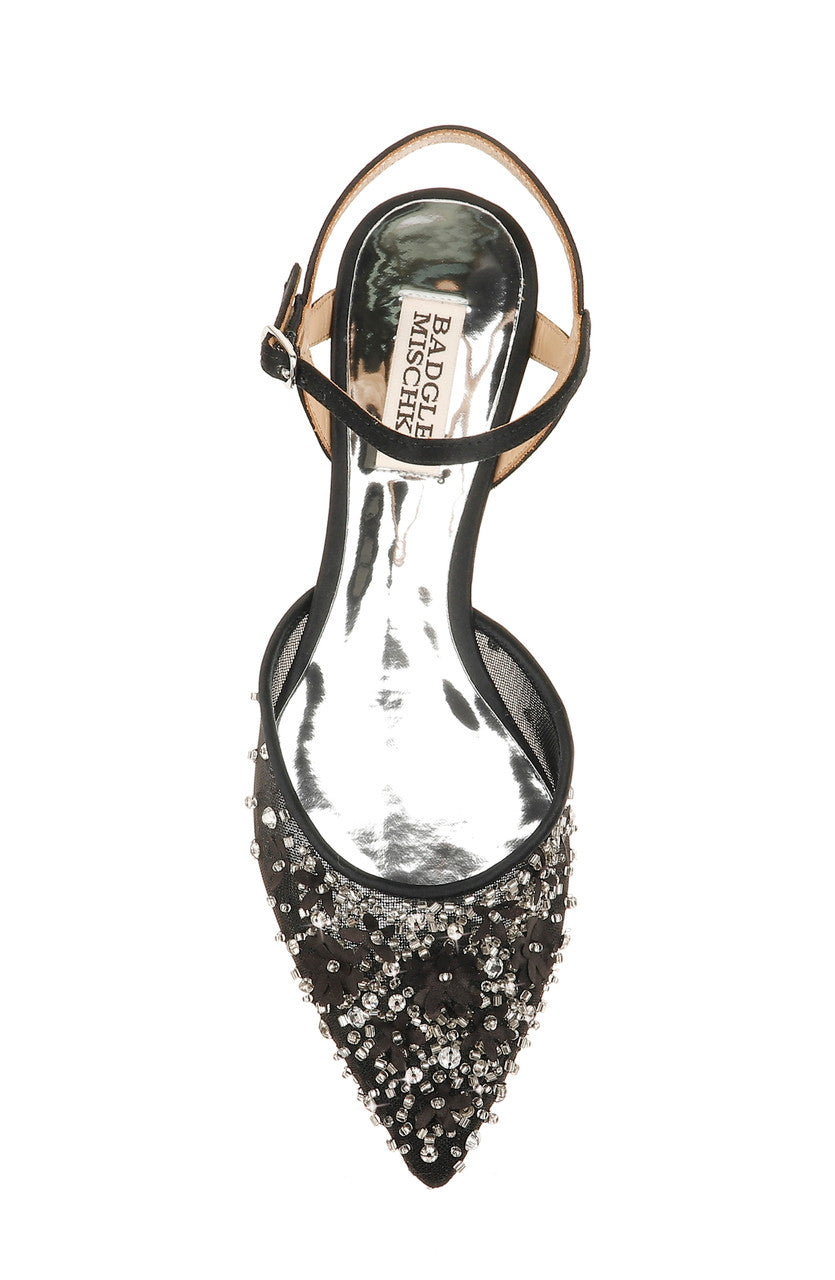 Black | Carissa Pointed Toe Flat