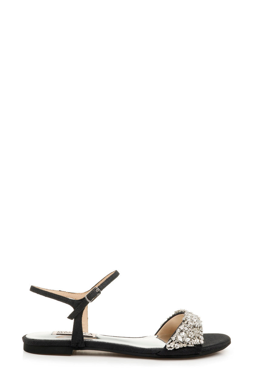 Black | Carmella Crystal Embellished Sandal