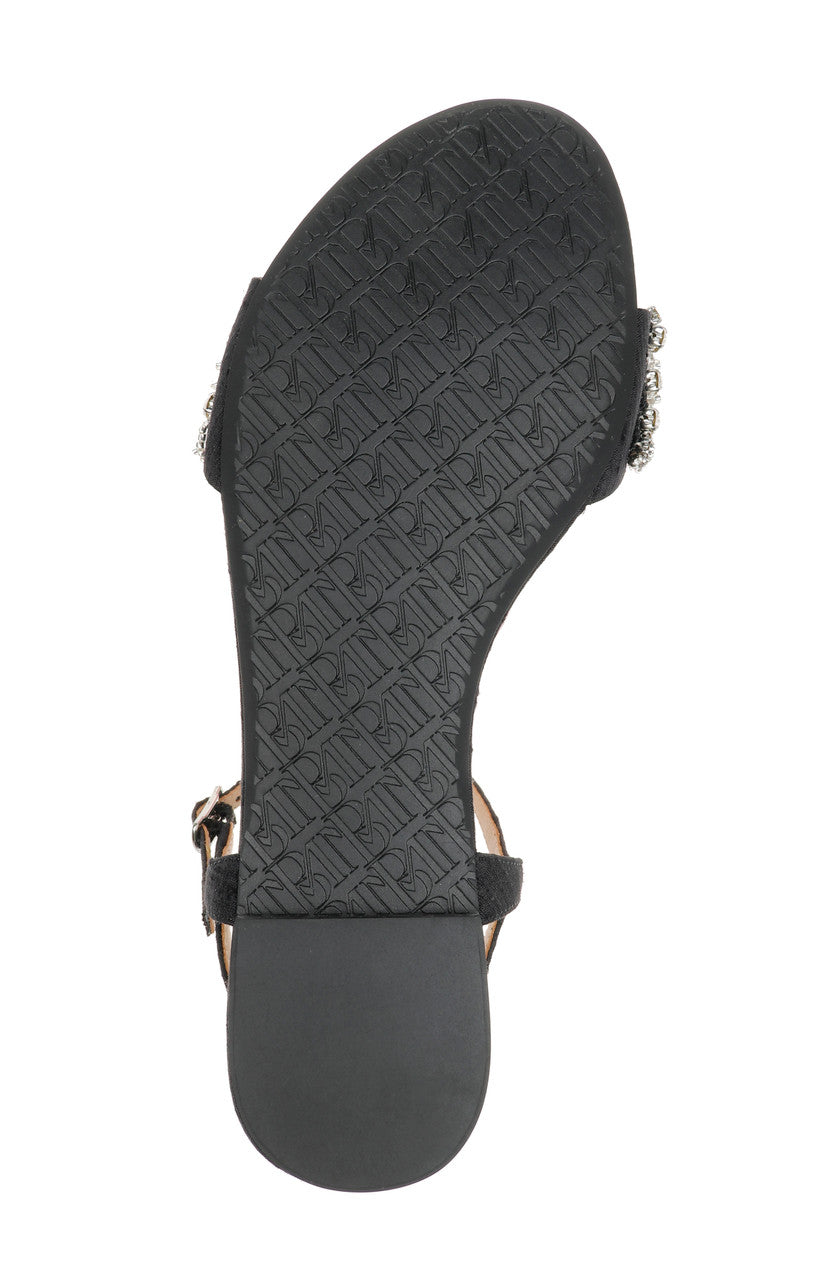 Black | Carmella Crystal Embellished Sandal