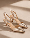Yuan Bow Slingback Pumps by Badgley Mischka