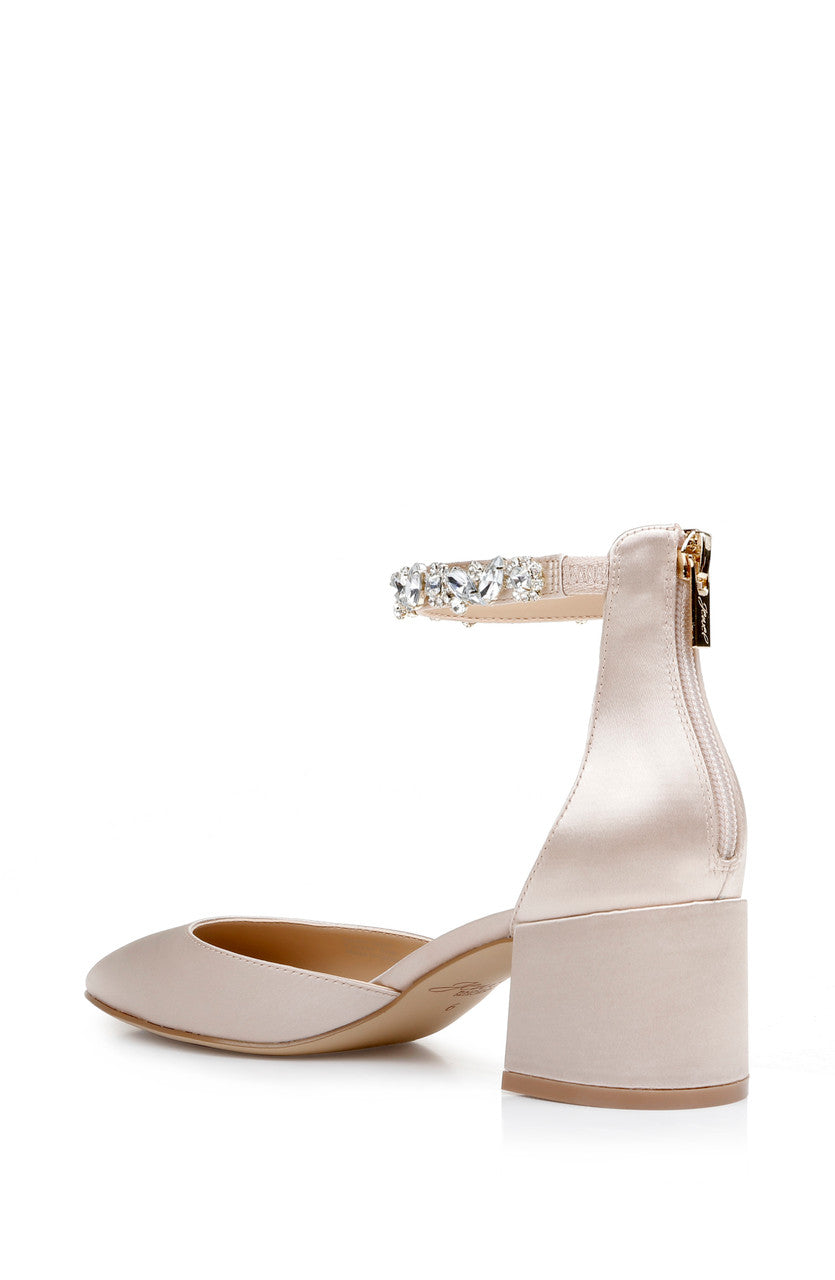 Champagne | Cathleen Block Heel