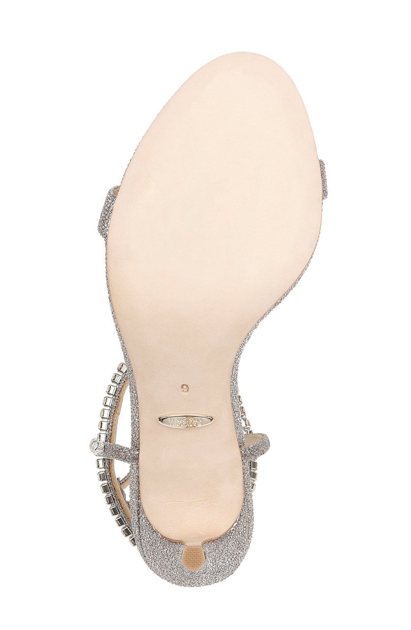 Pewter | Claudette Diamond Evening Heel