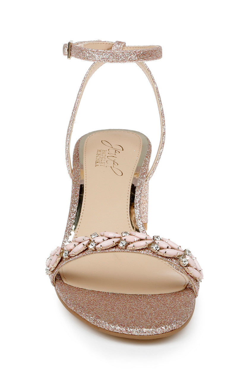 Rosegold | Danni Low Block Heel Sandal