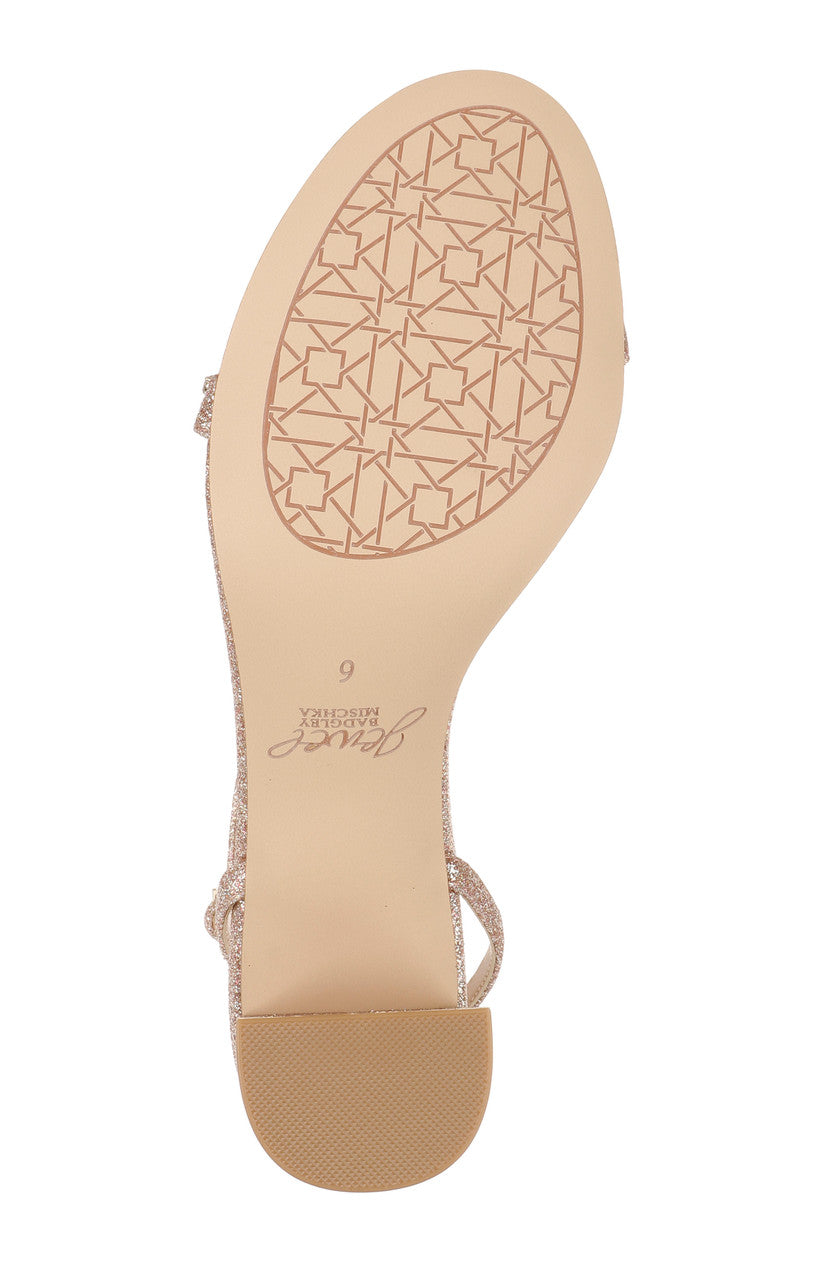 Rosegold | Danni Low Block Heel Sandal