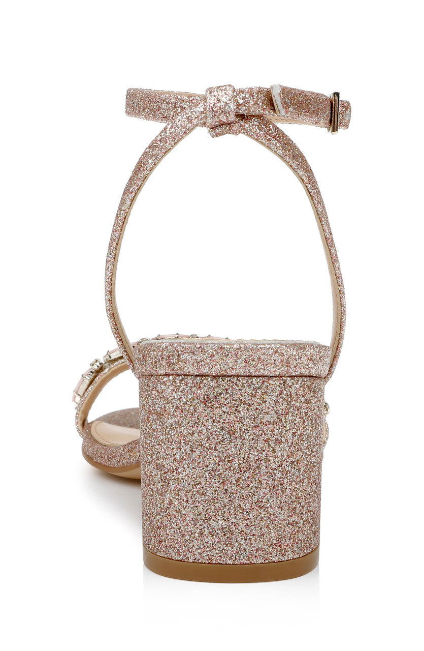 Rosegold | Danni Low Block Heel Sandal