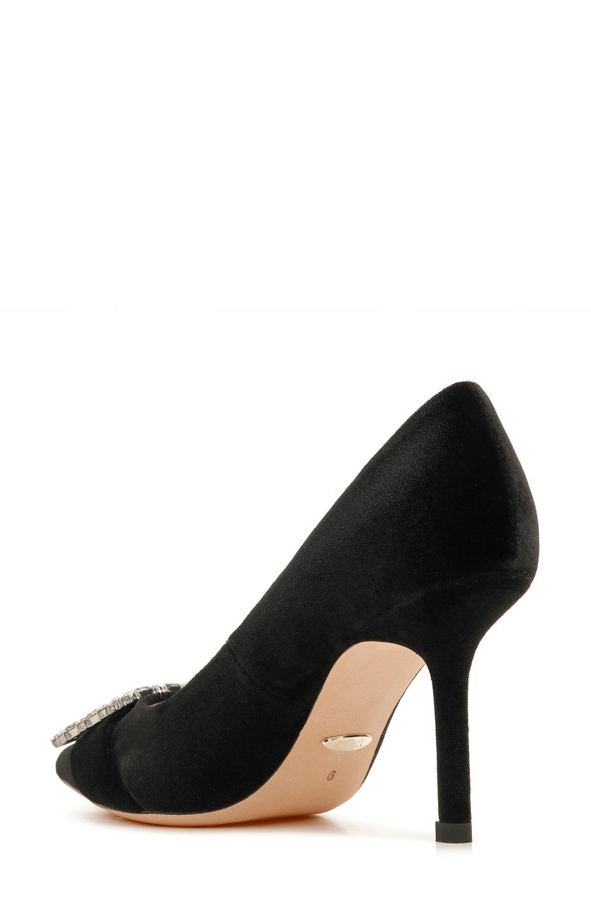 Black | Devi Pointed Toe Pump