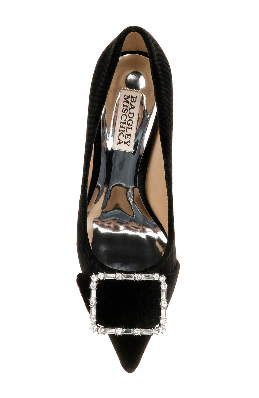 Black | Devi Pointed Toe Pump