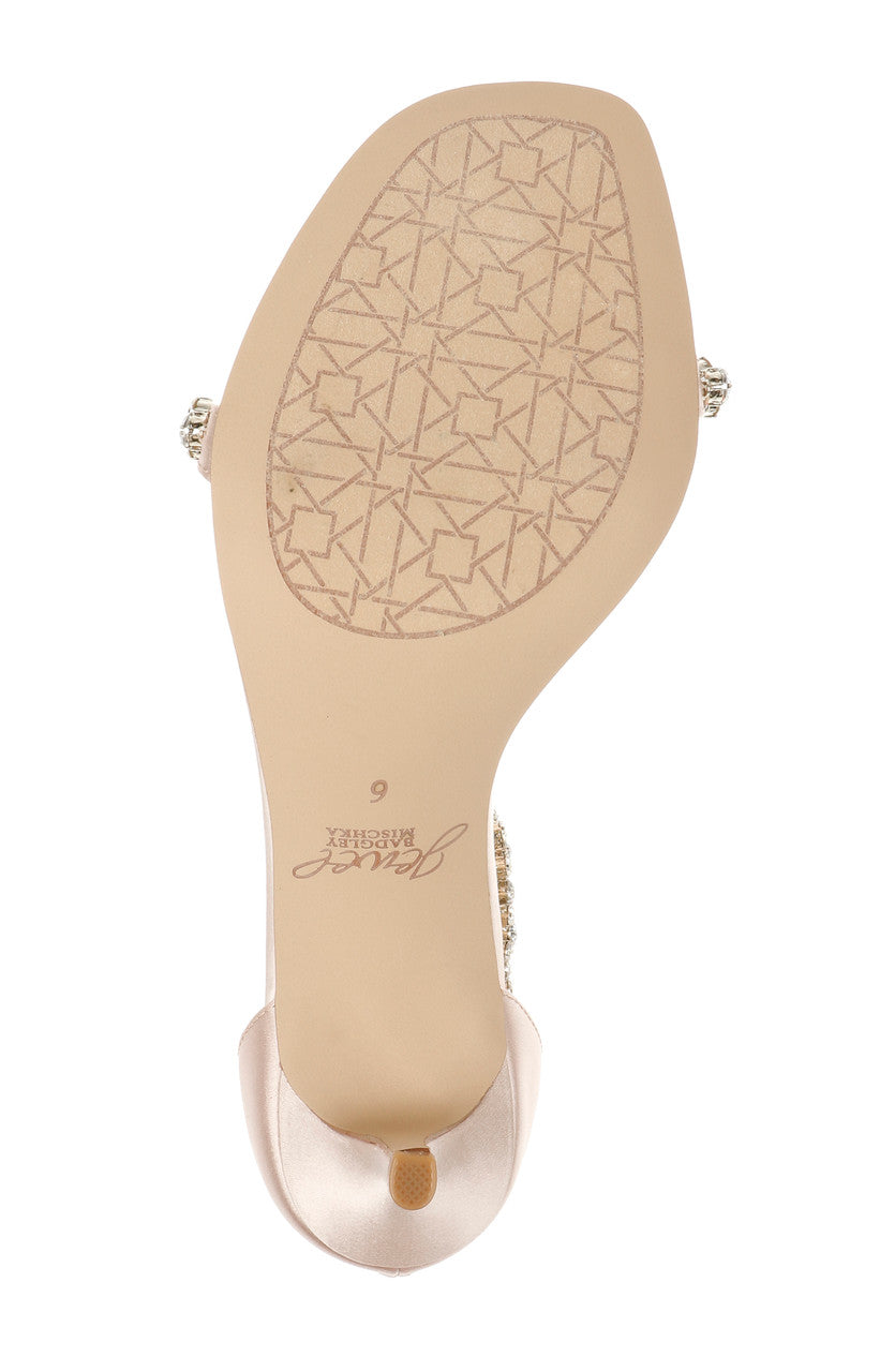 Champagne | Dustyn Ankle Strap Sandal