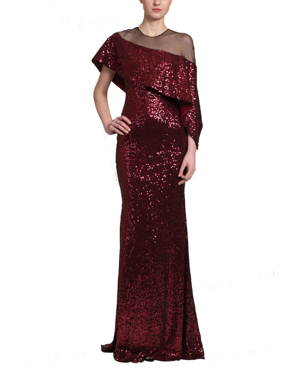Ruby | Sequin Asymmetrical Gown
