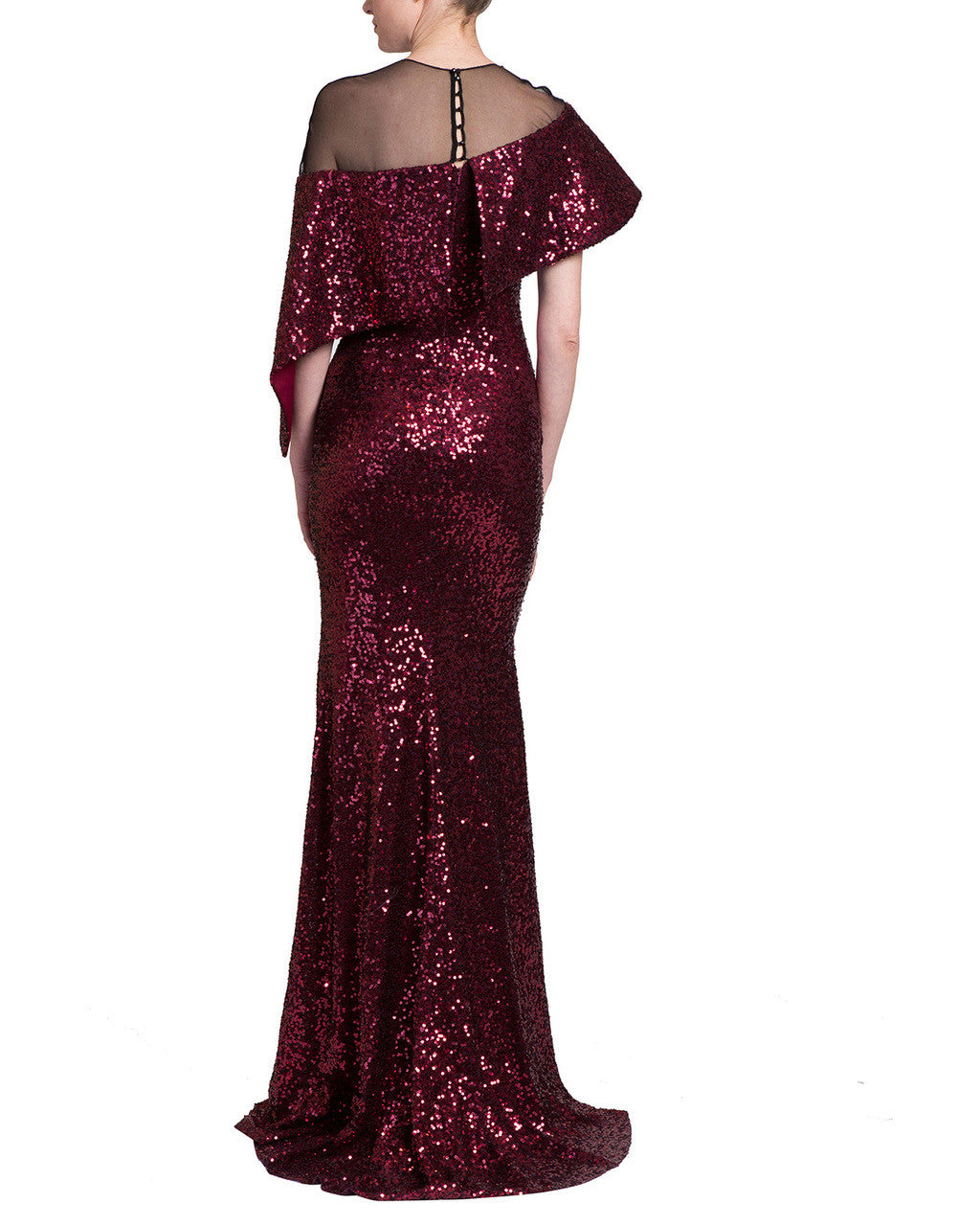 Ruby | Sequin Asymmetrical Gown