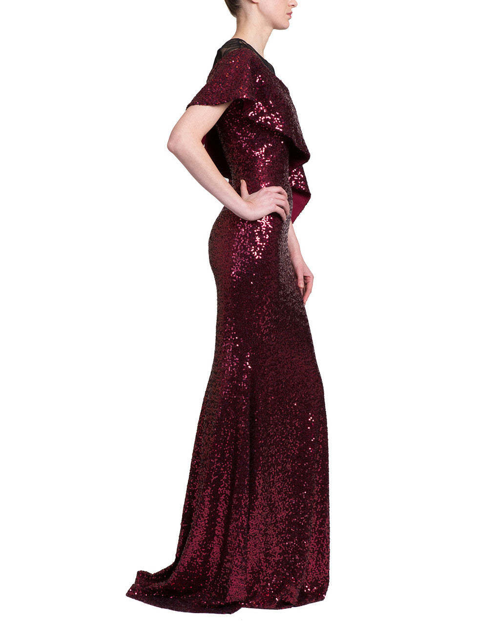 Ruby | Sequin Asymmetrical Gown