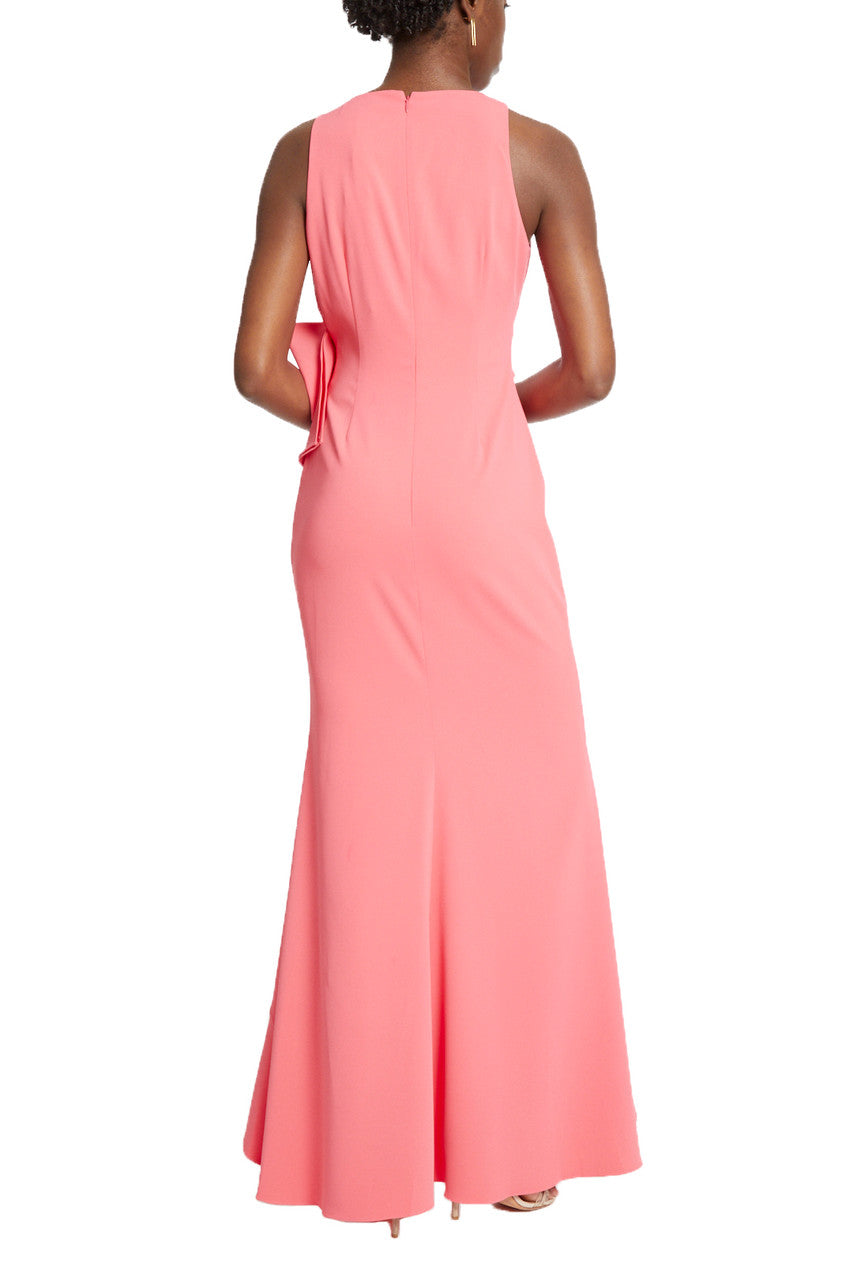 Coral | Elegant Ruffled Gown