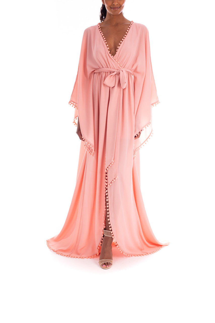 Antique Rose | Flowing Floor-Length Gown