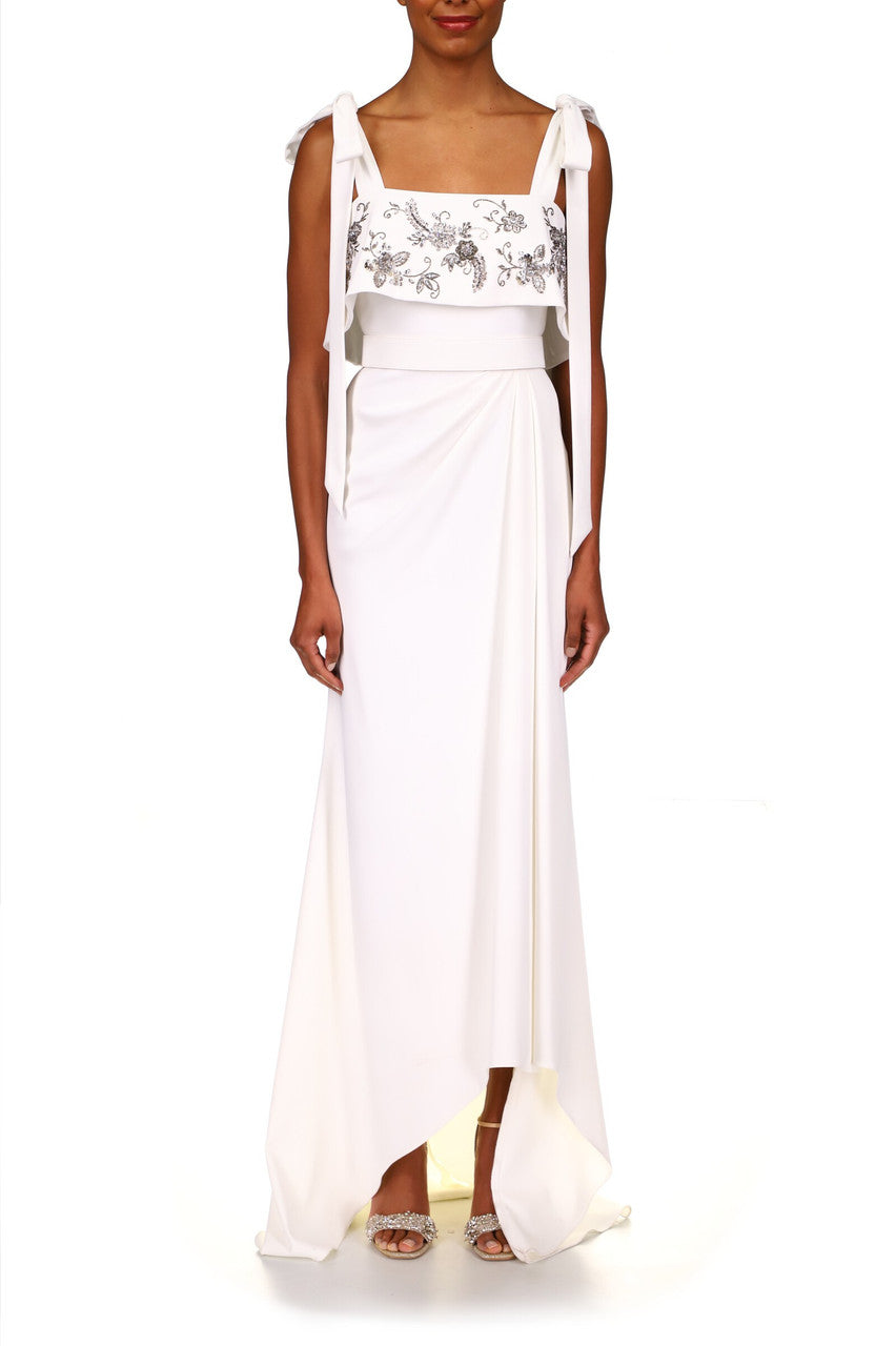 Light Ivory | Enchanting Beaded Bodice Gown