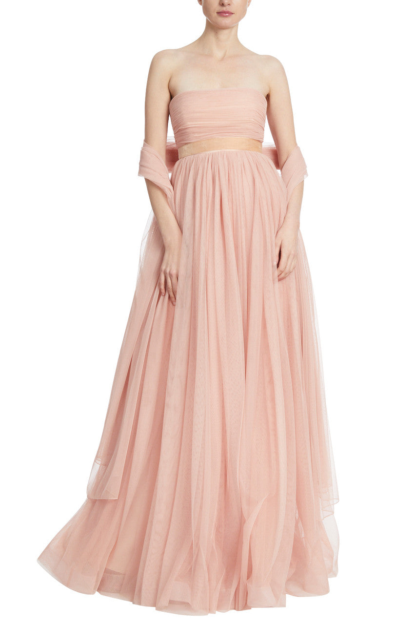 Blush | Princess Strapless Tulle Ballgown