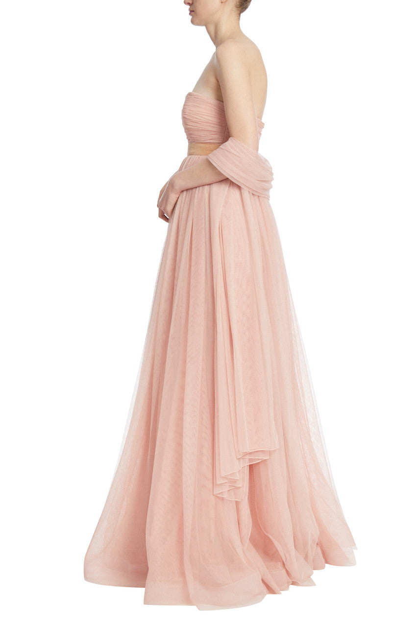 Blush | Princess Strapless Tulle Ballgown