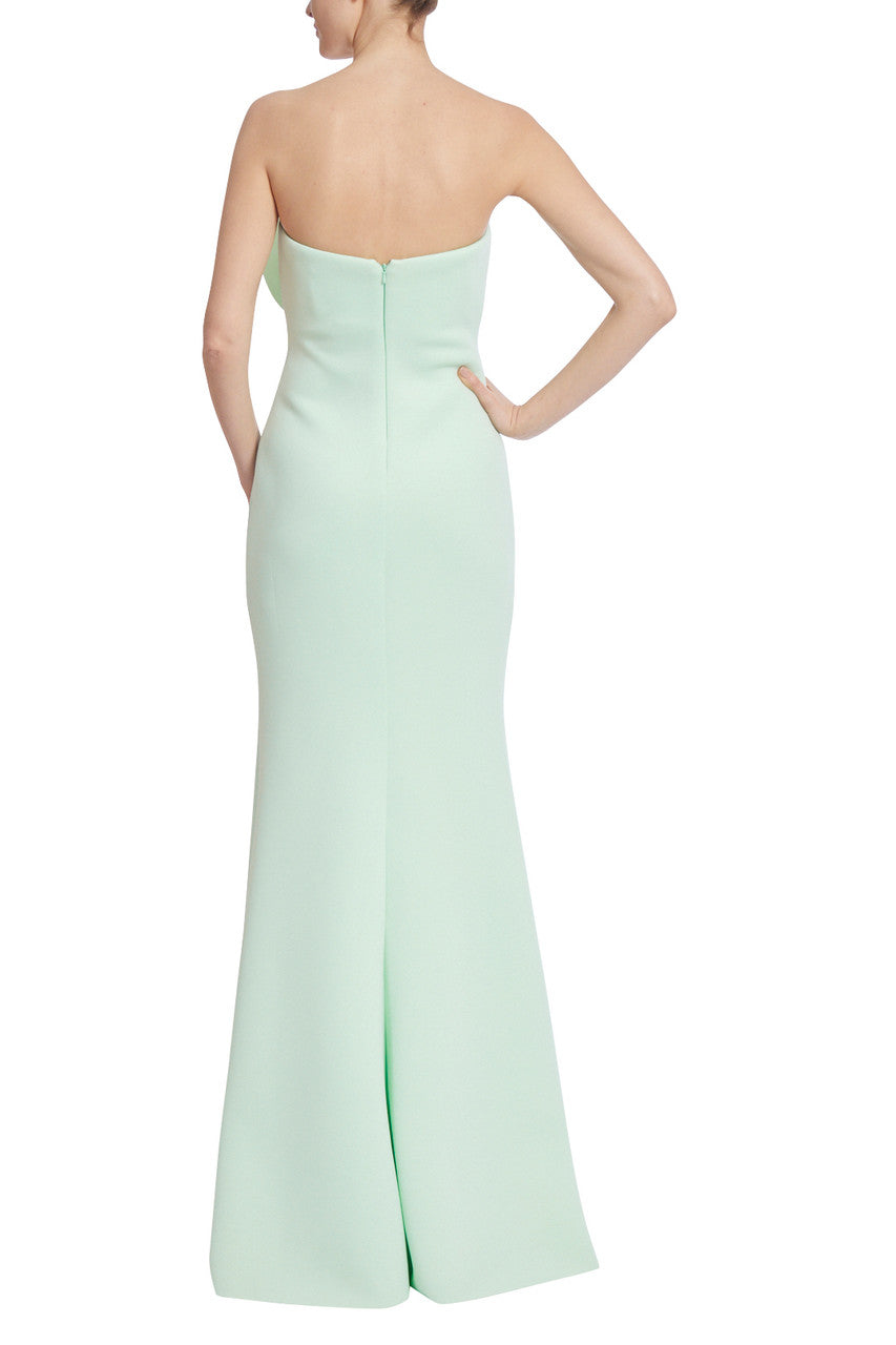 Mint | Strapless 3D Flower Mermaid Gown