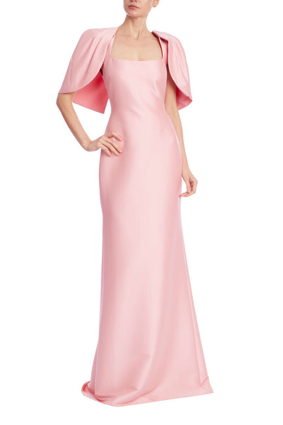 Badgley Mischka Cape Gown Badgley Mischka Cape Gown