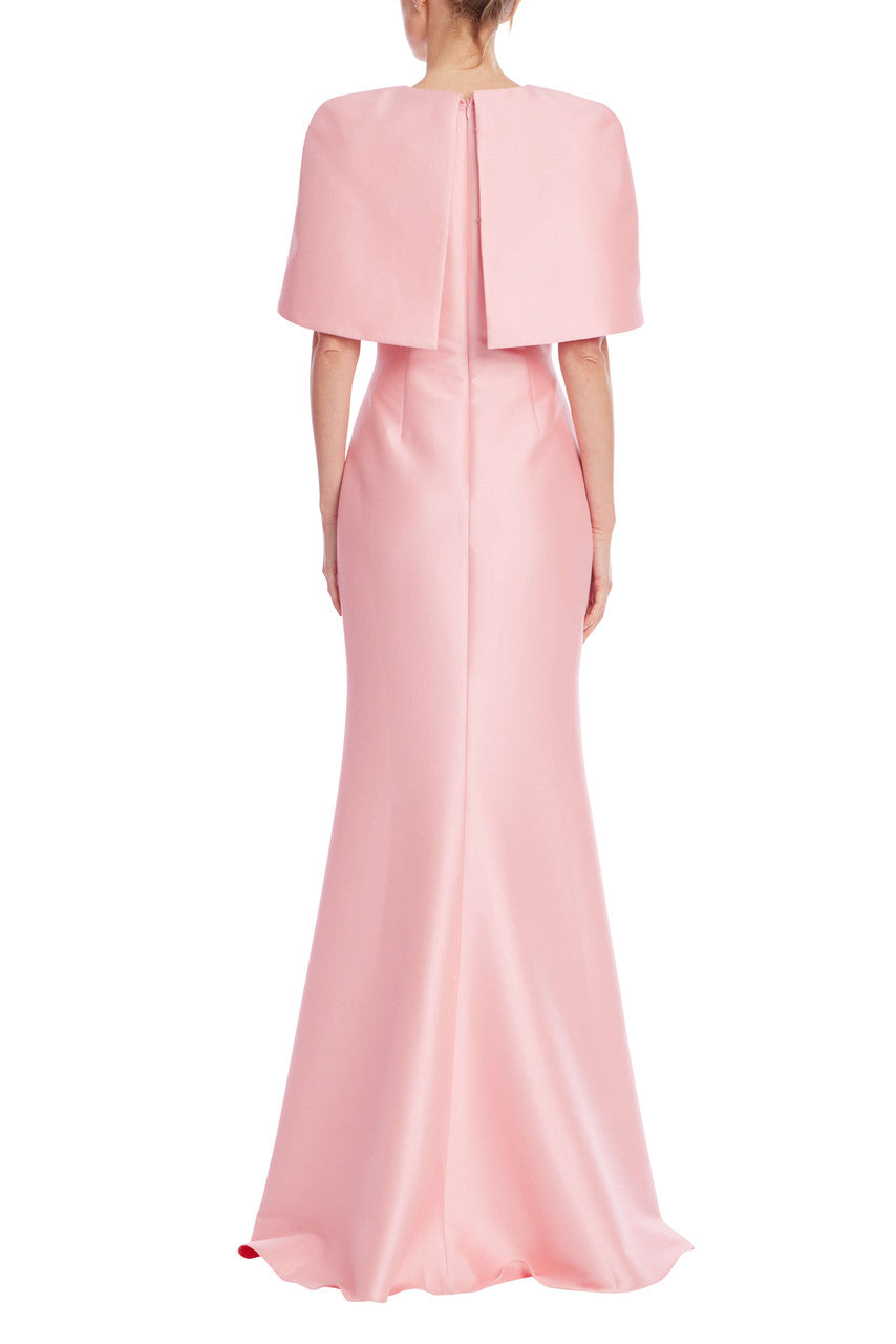 Badgley Mischka Cape Gown Badgley Mischka Cape Gown