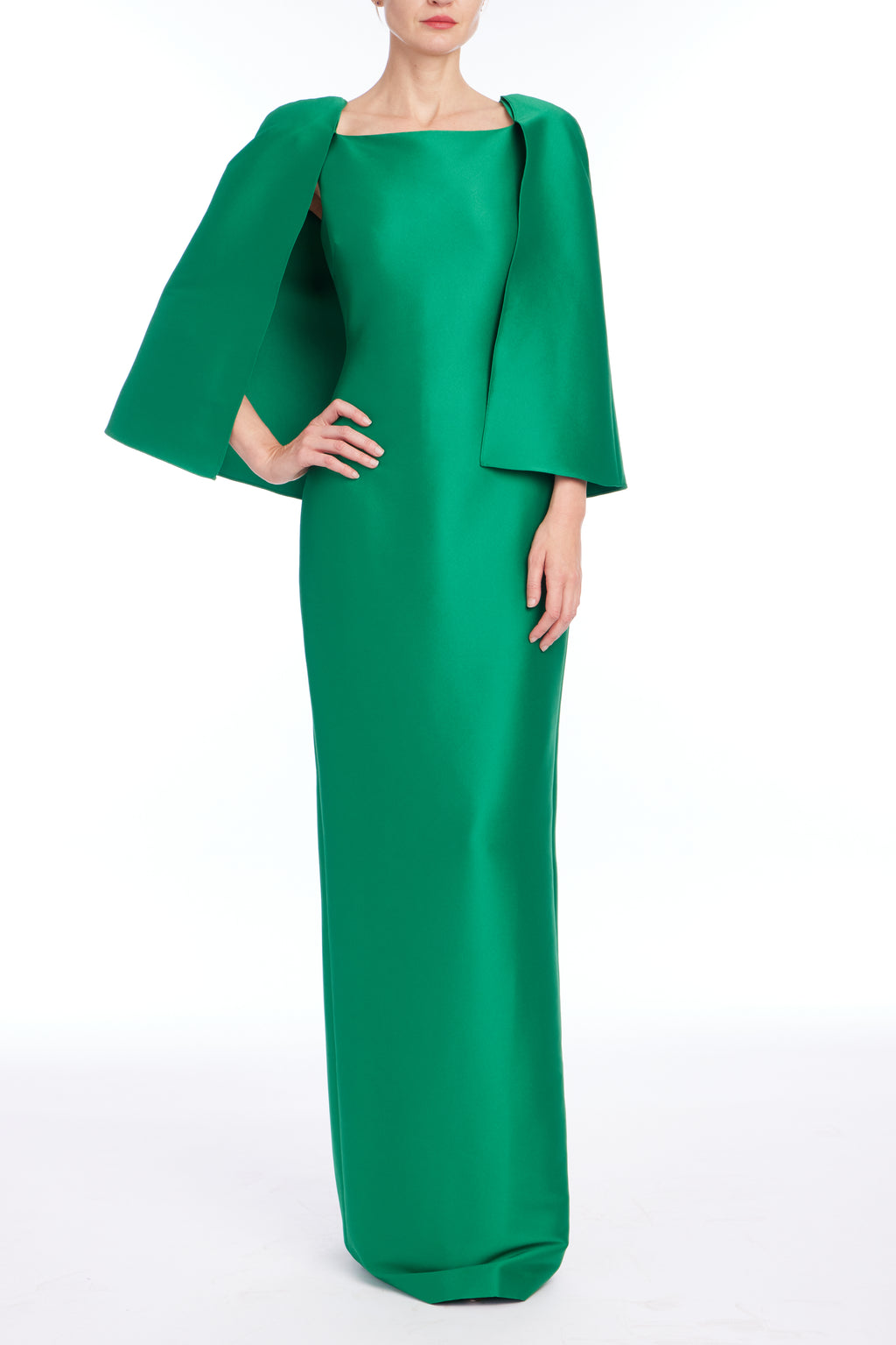 Emerald | Cape Gown Front