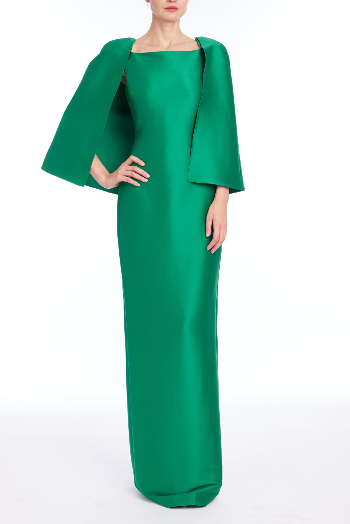Emerald | Cape Gown Front