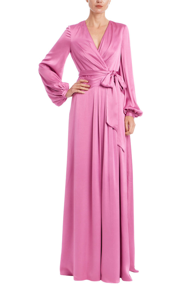Badgley Mischka Faux Wrap Gown Badgley Mischka Faux Wrap Gown