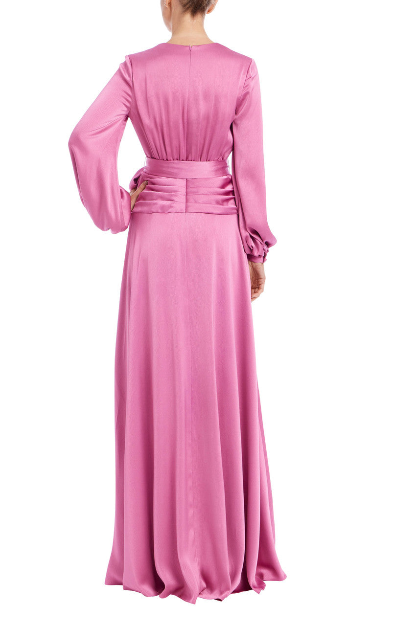 Badgley Mischka Faux Wrap Gown Badgley Mischka Faux Wrap Gown