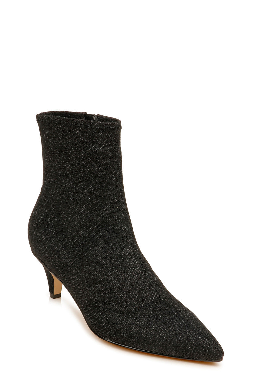 Black | Erma Pointed Toe Short Bootie