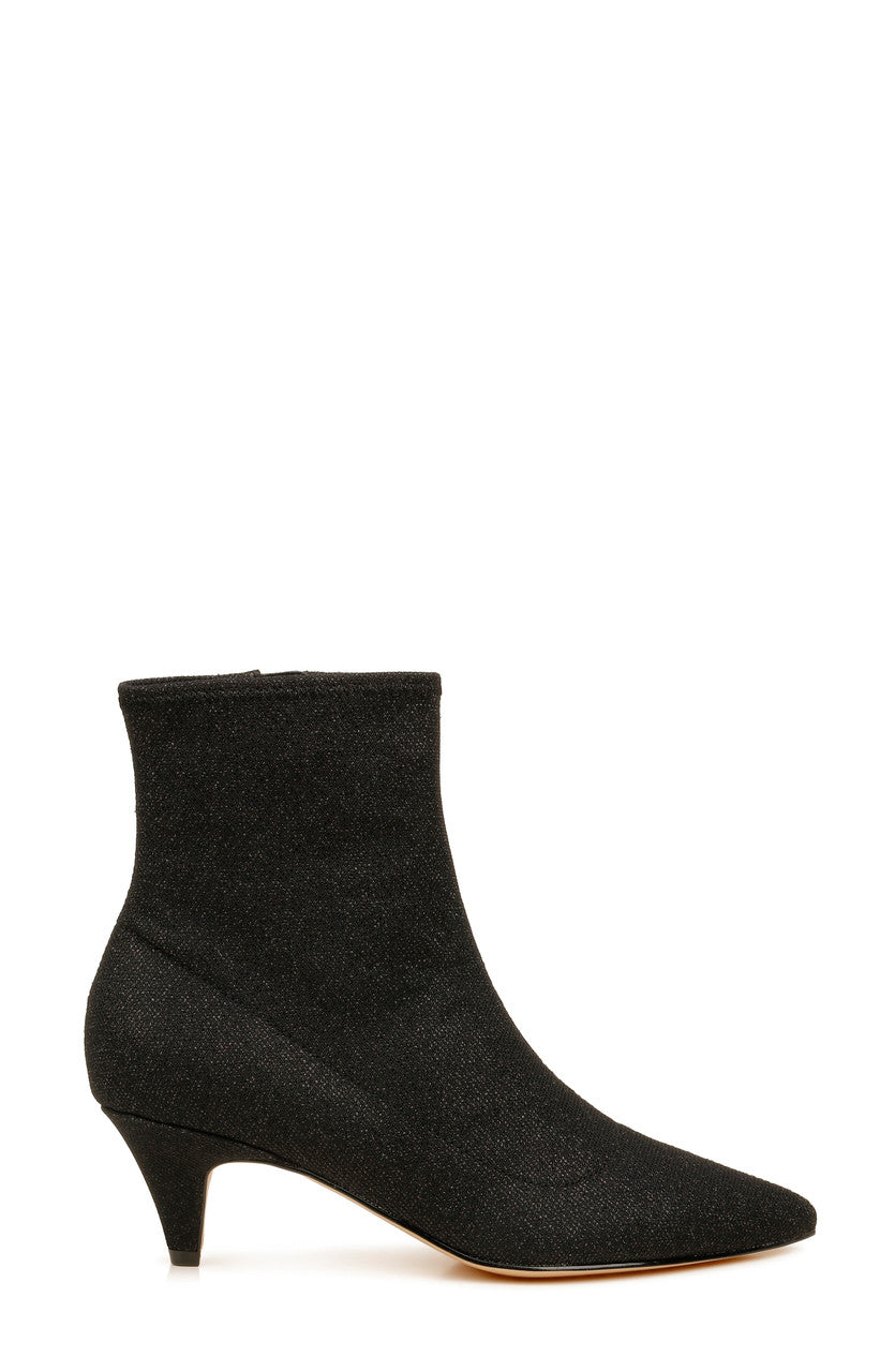 Black | Erma Pointed Toe Short Bootie