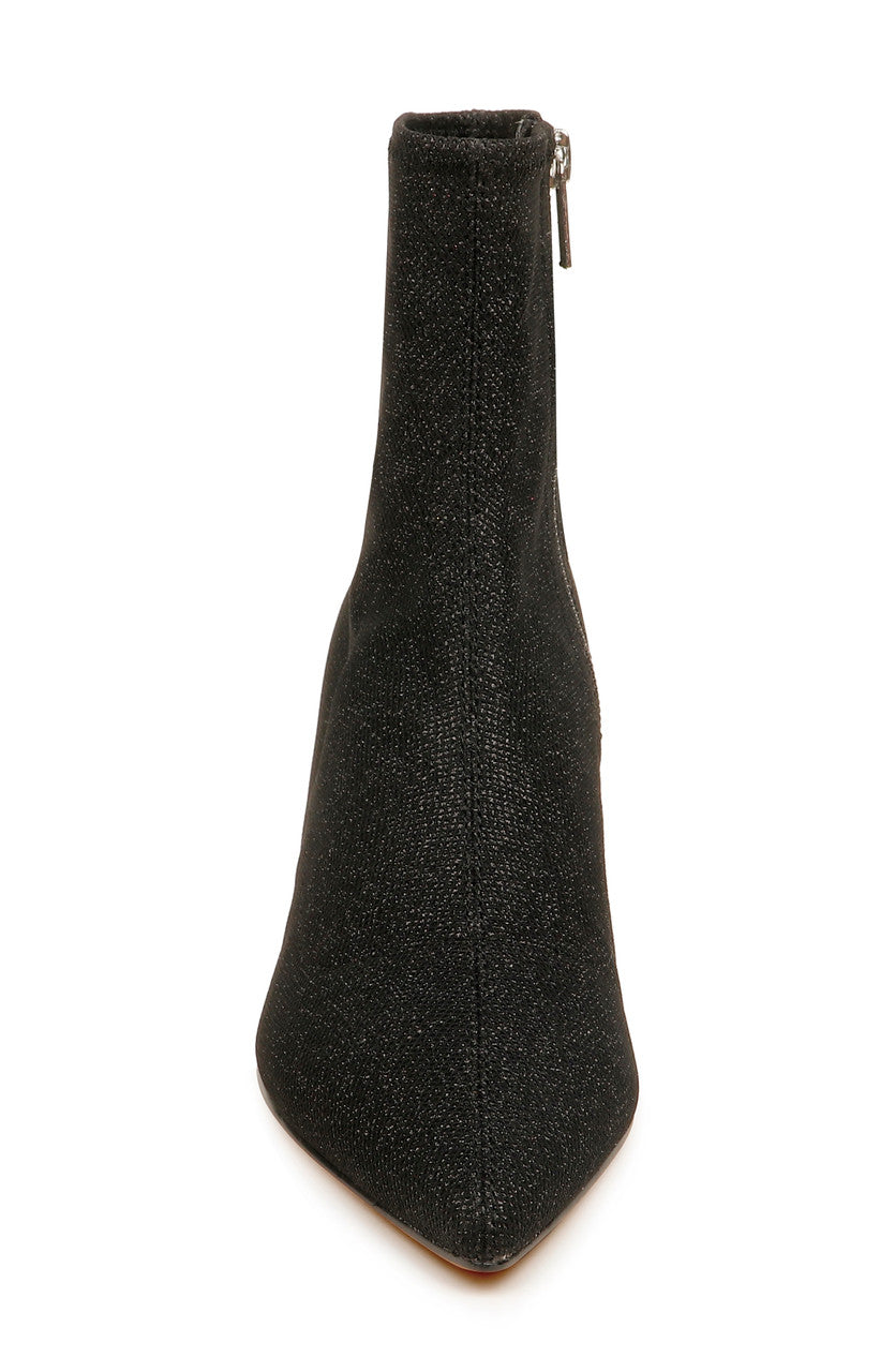 Black | Erma Pointed Toe Short Bootie