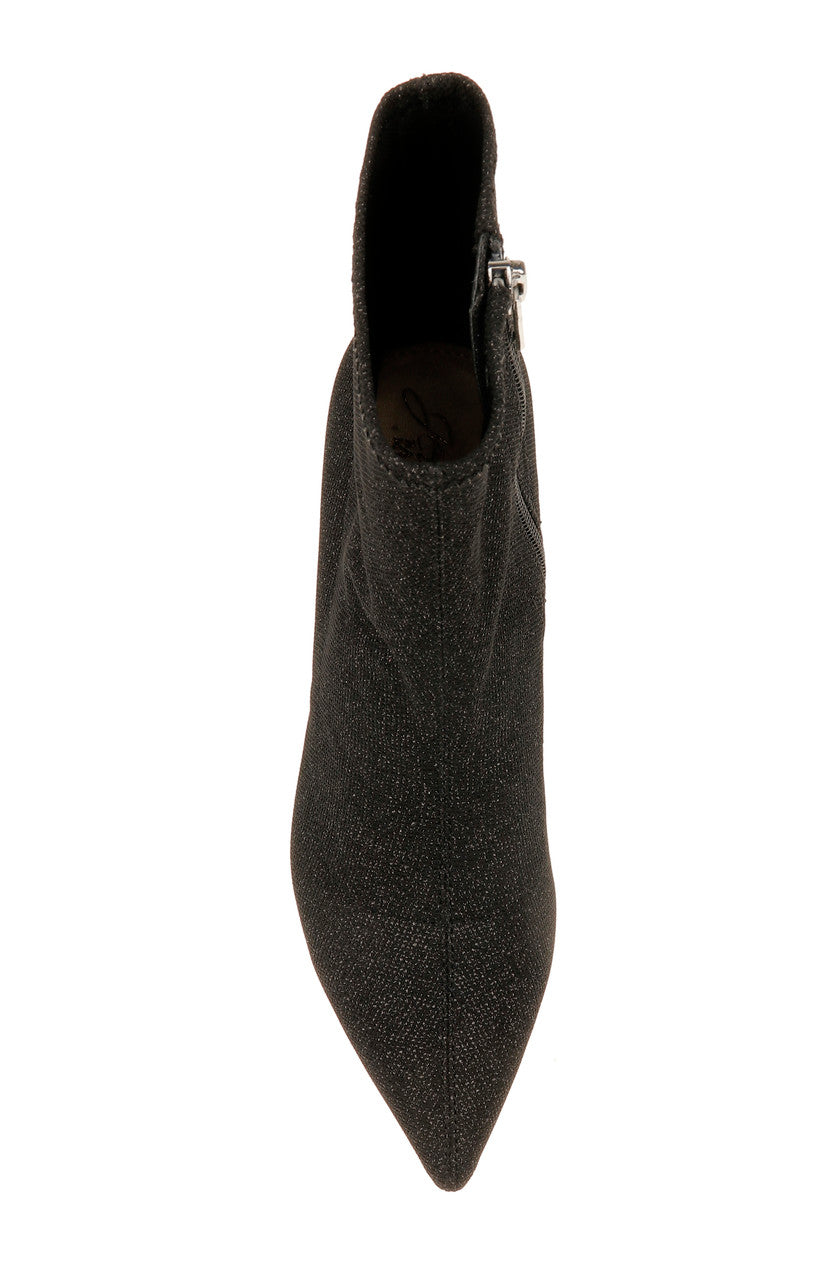 Black | Erma Pointed Toe Short Bootie