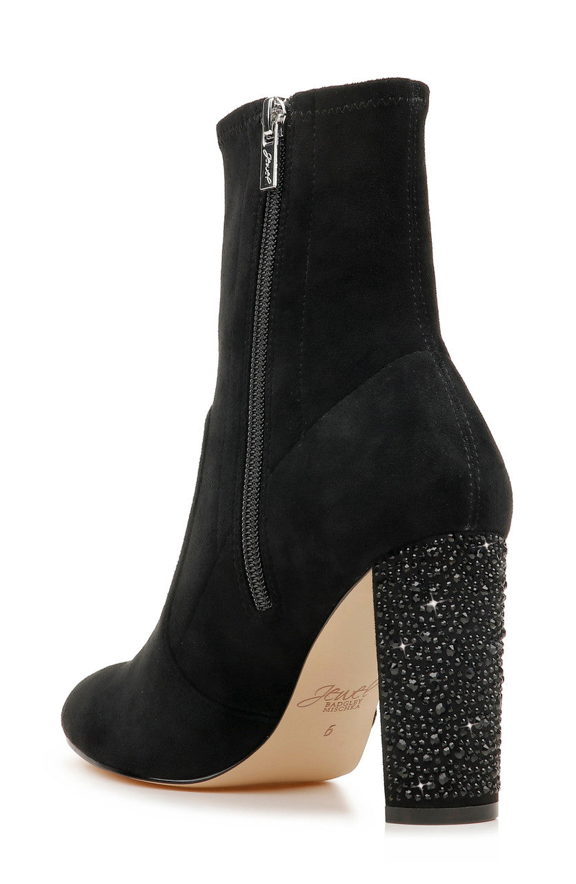 Black | Eugenia Suede Bootie