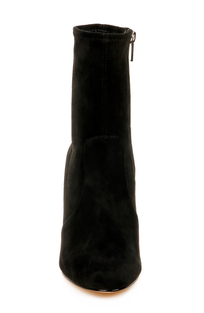 Black | Eugenia Suede Bootie