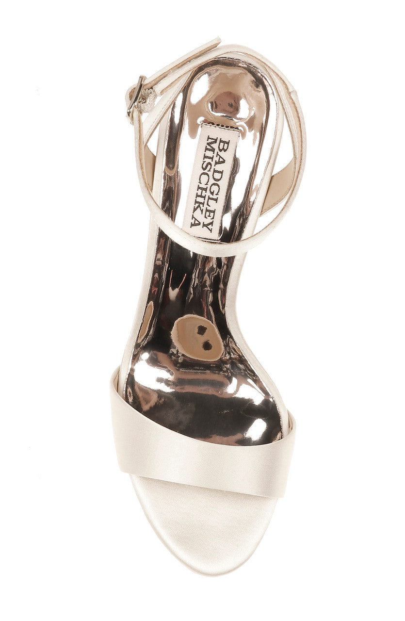 Ivory | Evamarie Ankle Strap Evening Shoe