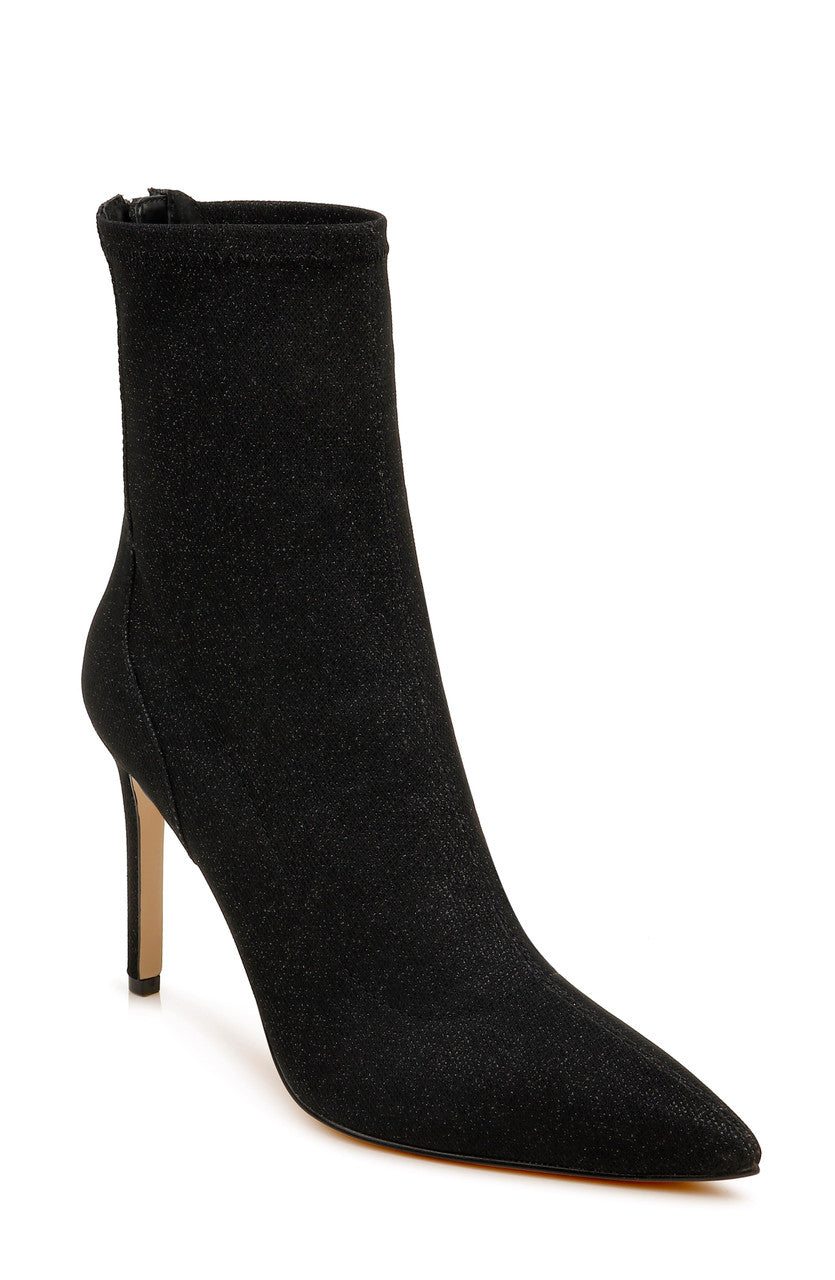 Black | Eva Pointed Toe Bootie